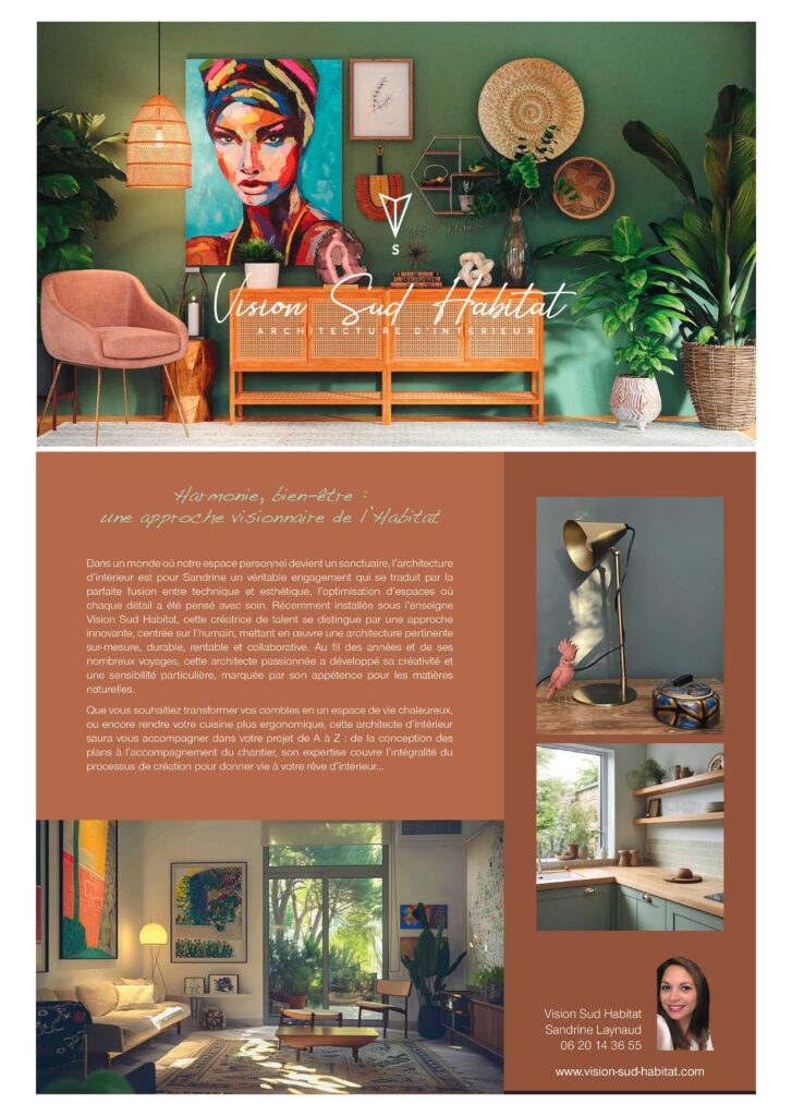 Détail article presse Royan Madame Vision Sud Habitat architecture décoration