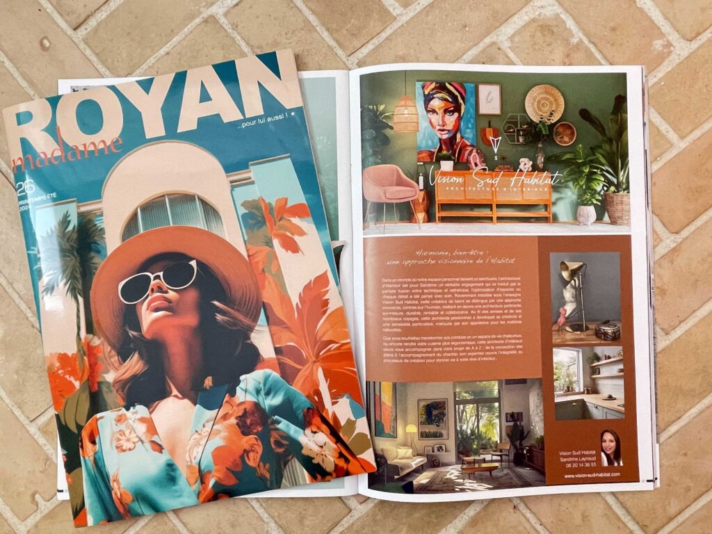 Magazine presse Royan Madame Vision Sud Habitat architecture décoration